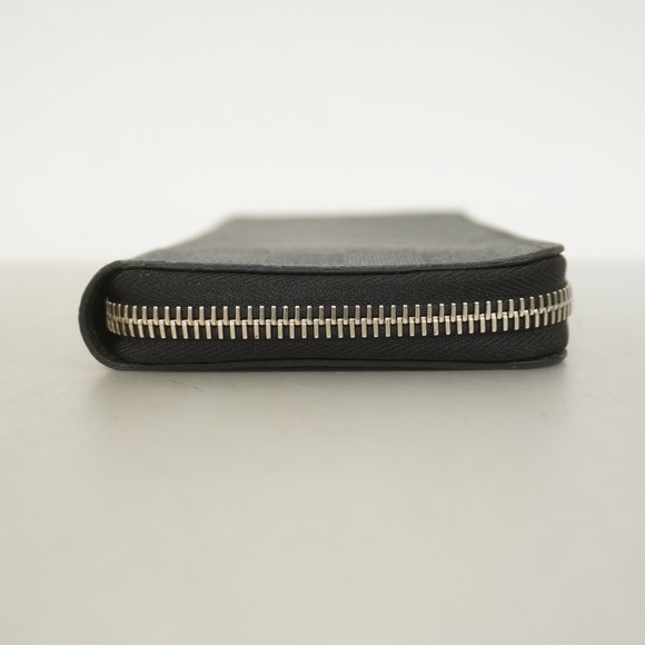 Louis Vuitton Vertical Graphite Black Damier Wallet Black Zippy - Picture 1 of 9